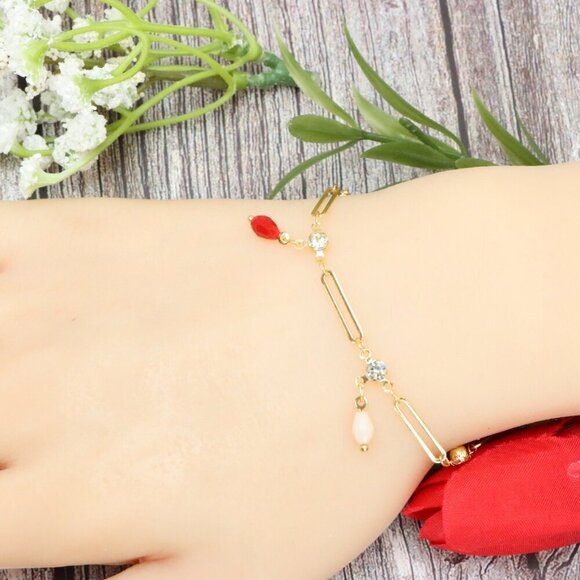 "Trendy Handmade Bracelet – A Stylish Gift for Women & Girls, MAR091338 - Picture 6 of 10